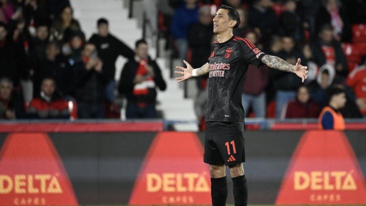 Benfica forward Angel Di Maria